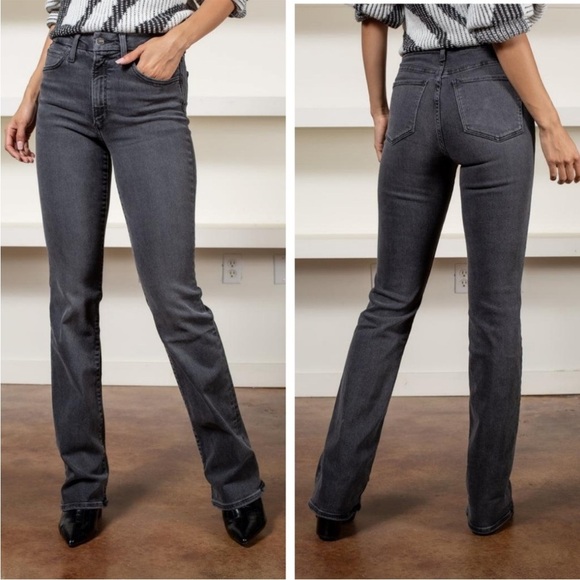 Joe's Hi Rise Honey Snapback bootcut jeans Caligo black size XS new with tags - Picture 1 of 13